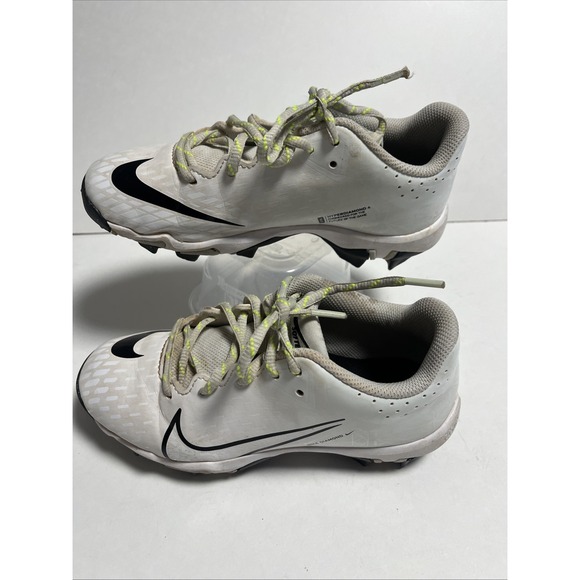Nike youth softball shoes fast flex hyper‎ diamond size 2Y Needs New Laces - Picture 1 of 4